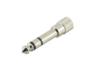 6.35mm(Stereo) Male to 3.5mm(Stereo) Female Converter